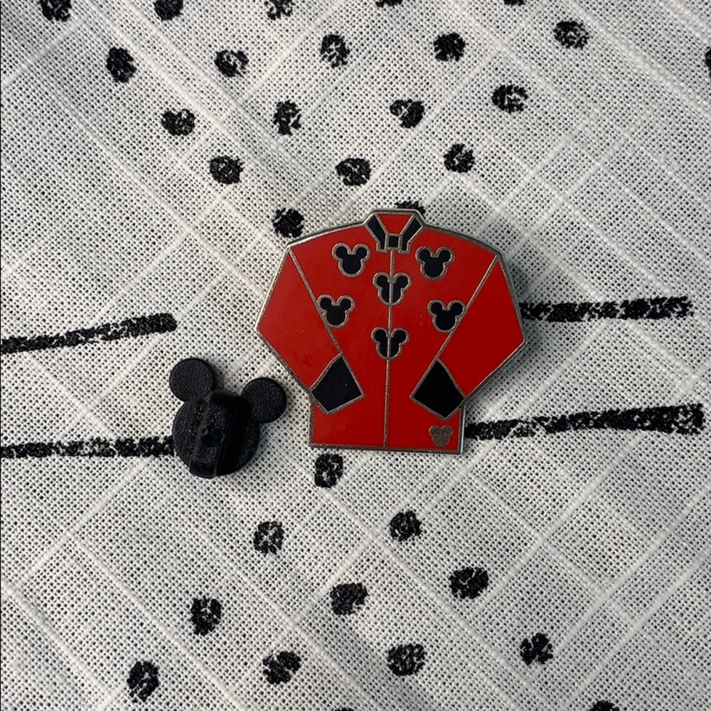Disney Red Jacket Pin